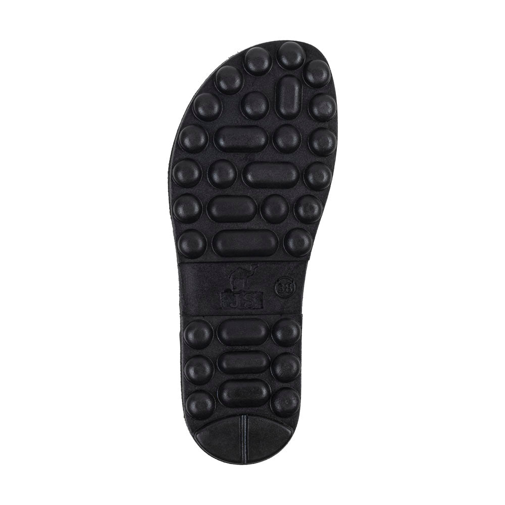 Tovah - Molded Crossover Strap Sandal | Black
