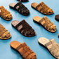 Michael Slide - Leather Pacific Slide Sandal | Brown