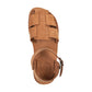 Gemma - Leather Adjustable Strap Sandal | Camel Brown Nubuck