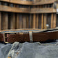 The Jericho Belt - Classic Brown Leather Belt | Silver