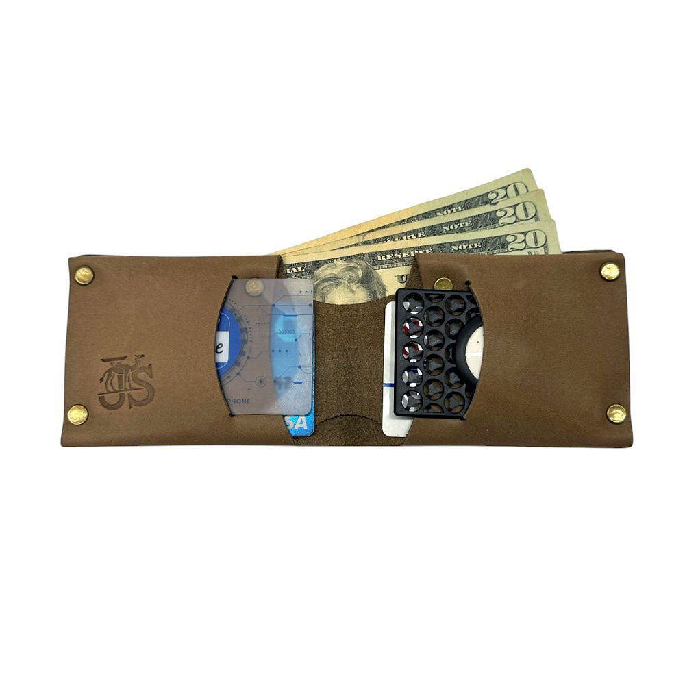 The Unicus Wallet - Handcrafted Seamless Leather Wallet | Brown