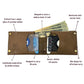 The Unicus Wallet - Handcrafted Seamless Leather Wallet | Brown