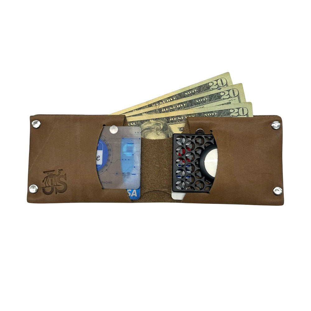 The Unicus Wallet - Handcrafted Seamless Leather Wallet | Brown