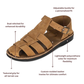 Daniel - Leather Fisherman Sport Sandal | Tan Nubuck