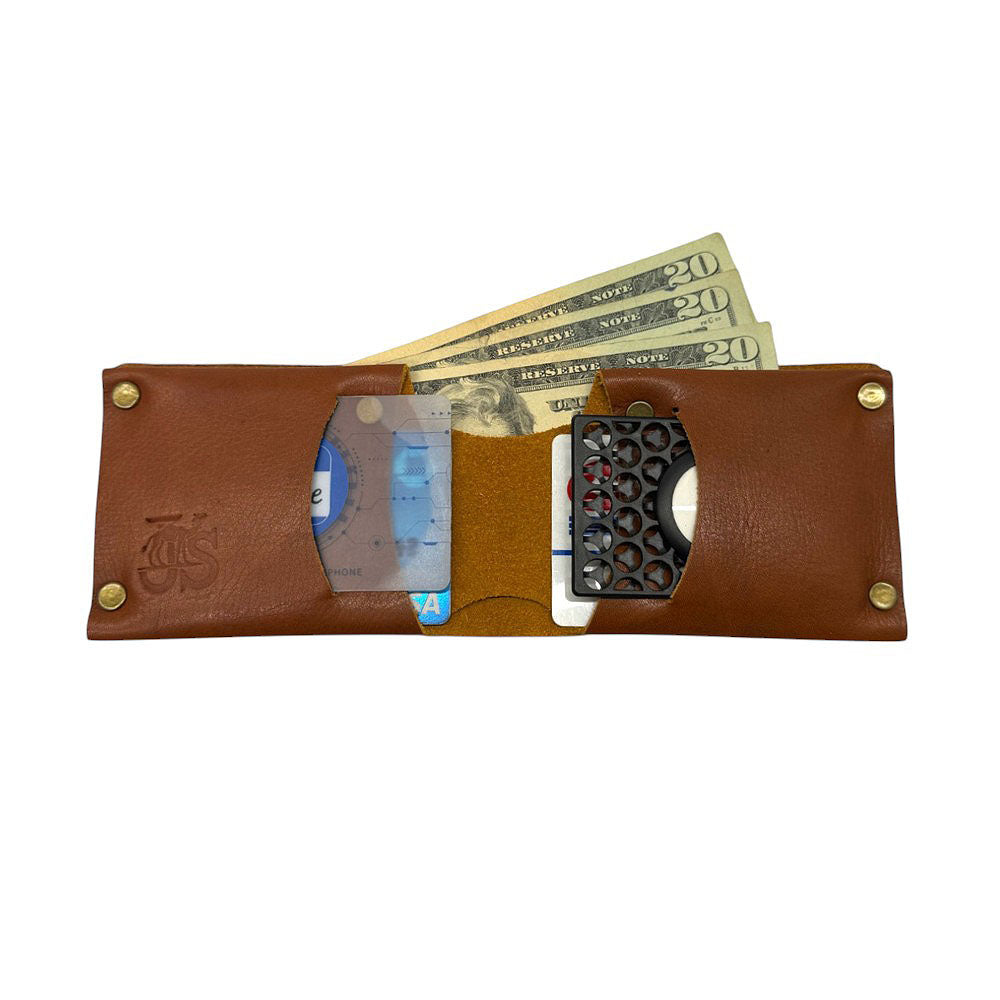 The Unicus Wallet - Handcrafted Seamless Leather Wallet | Honey