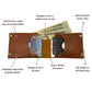 The Unicus Wallet - Handcrafted Seamless Leather Wallet | Honey