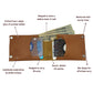 The Unicus Wallet - Handcrafted Seamless Leather Wallet | Tan