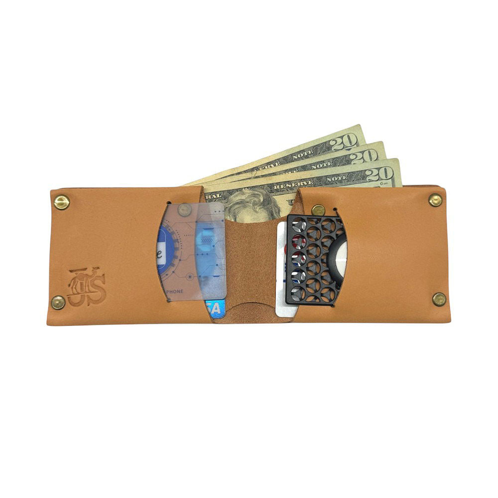 The Unicus Wallet - Handcrafted Seamless Leather Wallet | Natural