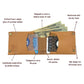 The Unicus Wallet - Handcrafted Seamless Leather Wallet | Natural