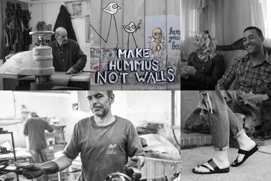 Jerusalem Sandals - Making Peace, Beyond Walls-make hummus not walls