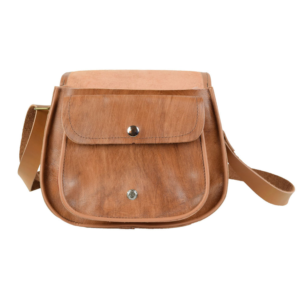 Vintage Brown Genuine Leather and Brass Shoulder or Cross Body Handbag, Women Brown Leather Purse, Patent Leather sold Strap Bag,Unique Model Bag