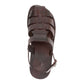 Michael Brown, handmade leather sandals fisherman sandal silhouette. Up View