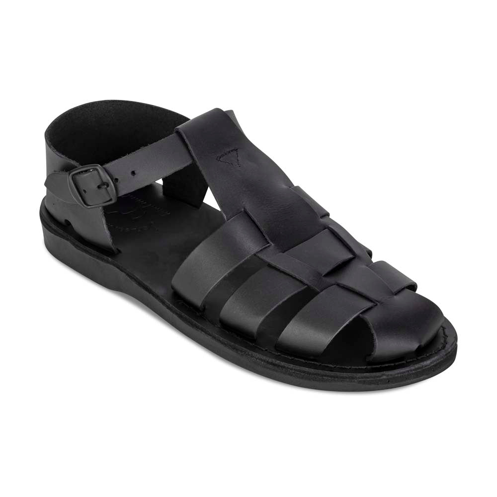 Daniel Black closed toe leather sandal - front view