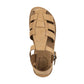 Daniel Yellow Nubuck closed toe leather sandal  - Top View