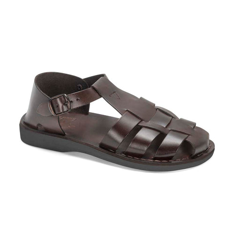 Amazon.com | Men's Sandals Leather Open Toe Beach Sandal Outdoor Summer Sport  sandals for men | Sandals