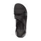 Elisha brown, handmade leather sandals with back strap - Top View