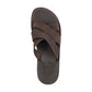 Axel Brown Nubuck Leather Sandal - Top View