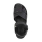 Kai Black Leather Sandal - Top View