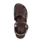 Kai Brown Leather Sandal - Top View