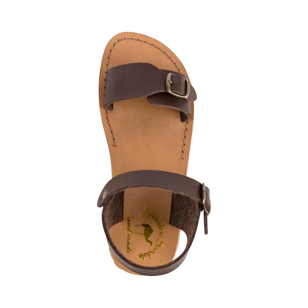 The Original - Vegan leather Sandal | Brown up view