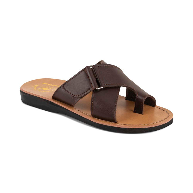 Asher Vegan - Leather Alternative Sandal | Brown – Jerusalem Sandals