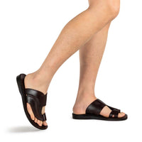 Shafir - Leather strappy Jesus sandal – Holysouq - Handmade