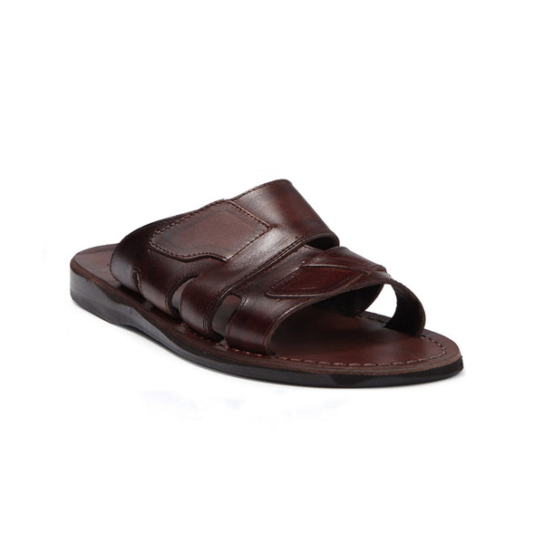Mateo Brown Men’s Italian Leather Sandals Shoes Mateo Brown Men main image 2