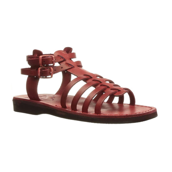 Leah - Leather Gladiator Sandal | Honey – Jerusalem Sandals