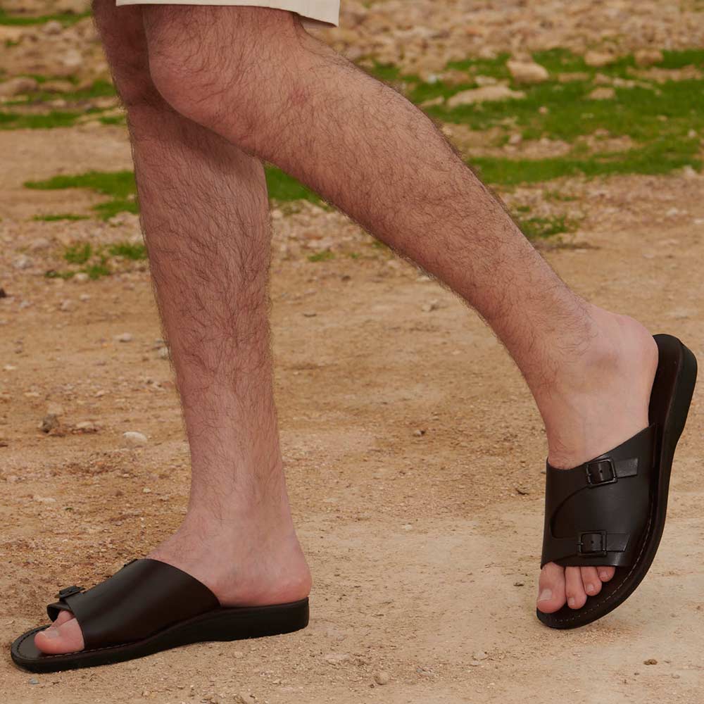 Jerusalem Sandals-Mens-Seth-Brown