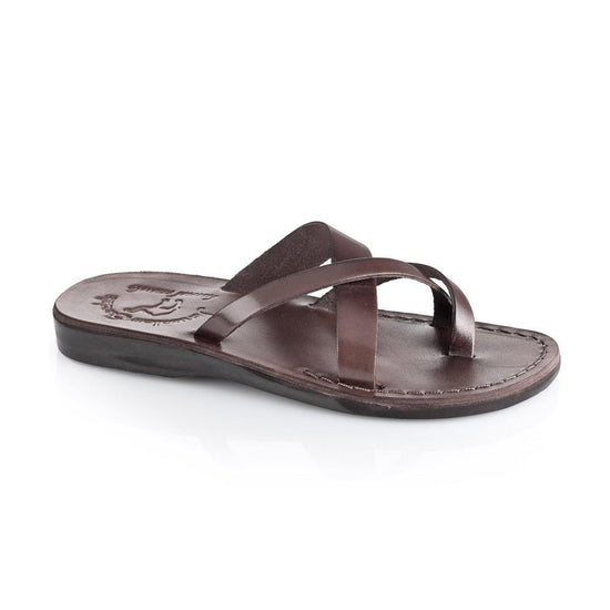 Abigail | Brown Leather Toe Sandal – Jerusalem Sandals