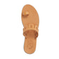 Aja - Leather Flat Sandal | Tan