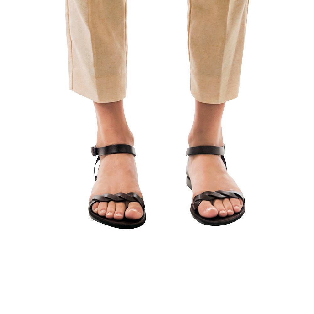 Back Strap Thong Sandals - Leather Sandals | Pagonis Greek Sandals