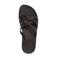 Gad Black, handmade leather slide sandals - side View