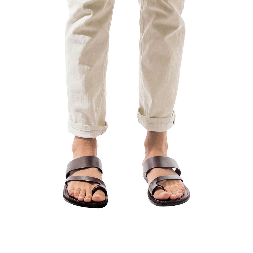 Jerusalem Sandals Zohar - Mens Men's Shoes Brown, 43 (US Men's 10) M